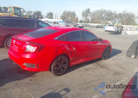 2020 Honda Civic Sport from USA, damaged, VIN 2HGFC2F88LH544998
